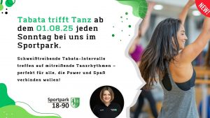 Mehr über den Artikel erfahren Jeden Sonntag: Tabata trifft Tanz mit Gezy