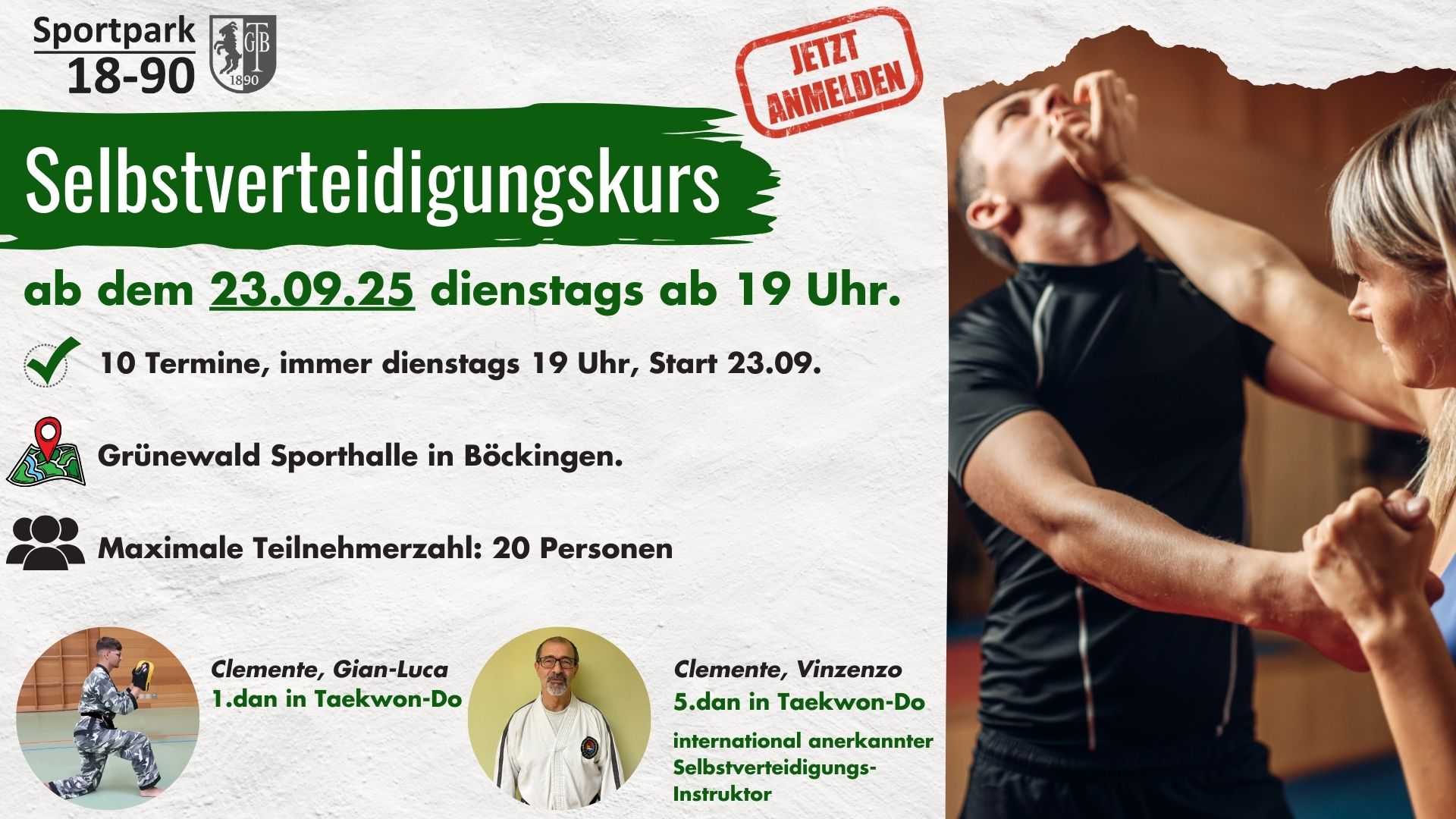 Du betrachtest gerade Anmeldung Selbstverteidigungskurs