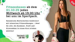 Mehr über den Artikel erfahren NEU: Ab dem 01.10.2025 Fitnessboxen jeden Mittwoch ab 19:30 Uhr