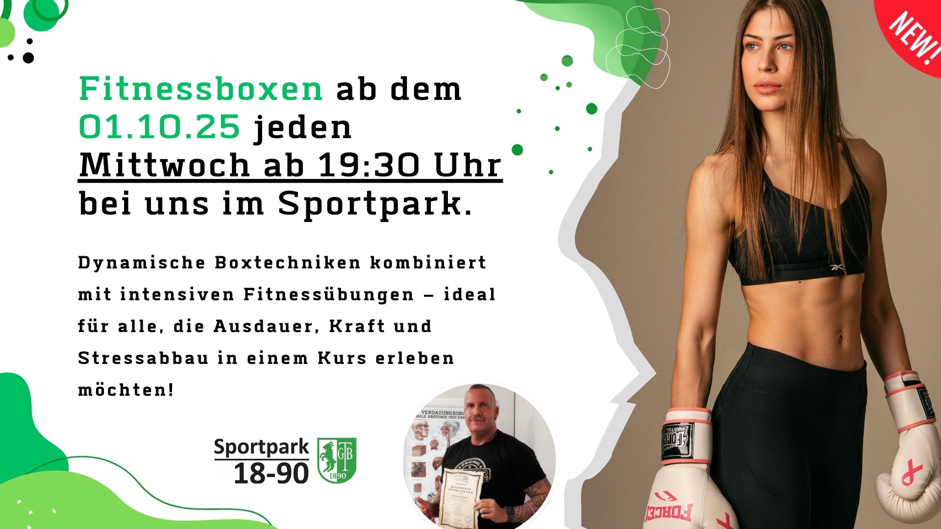 Du betrachtest gerade NEU: Ab dem 01.10.2025 Fitnessboxen jeden Mittwoch ab 19:30 Uhr
