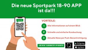 Mehr über den Artikel erfahren Die neue Sportpark 18-90 App