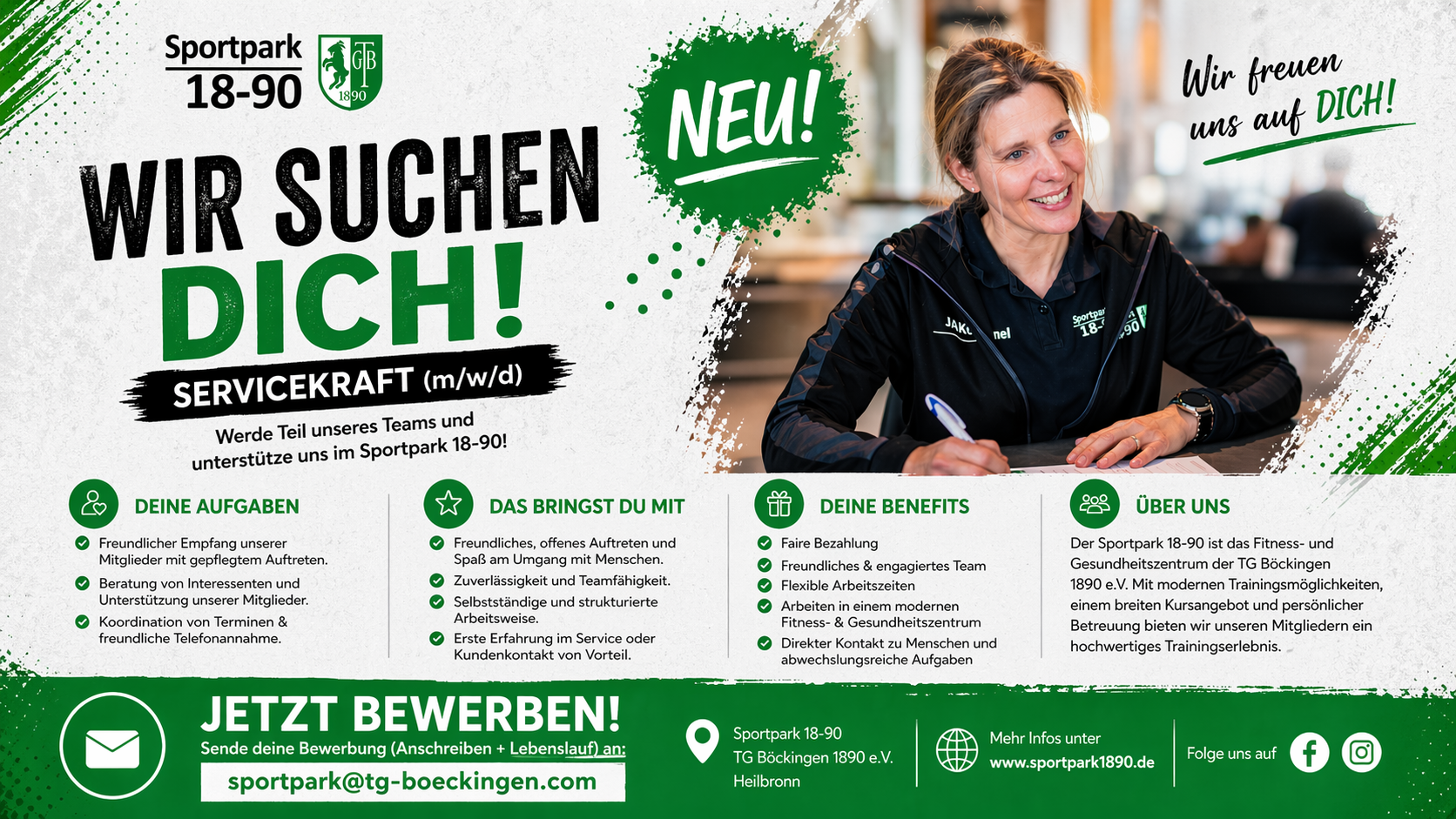 Du betrachtest gerade Wir suchen Dich !