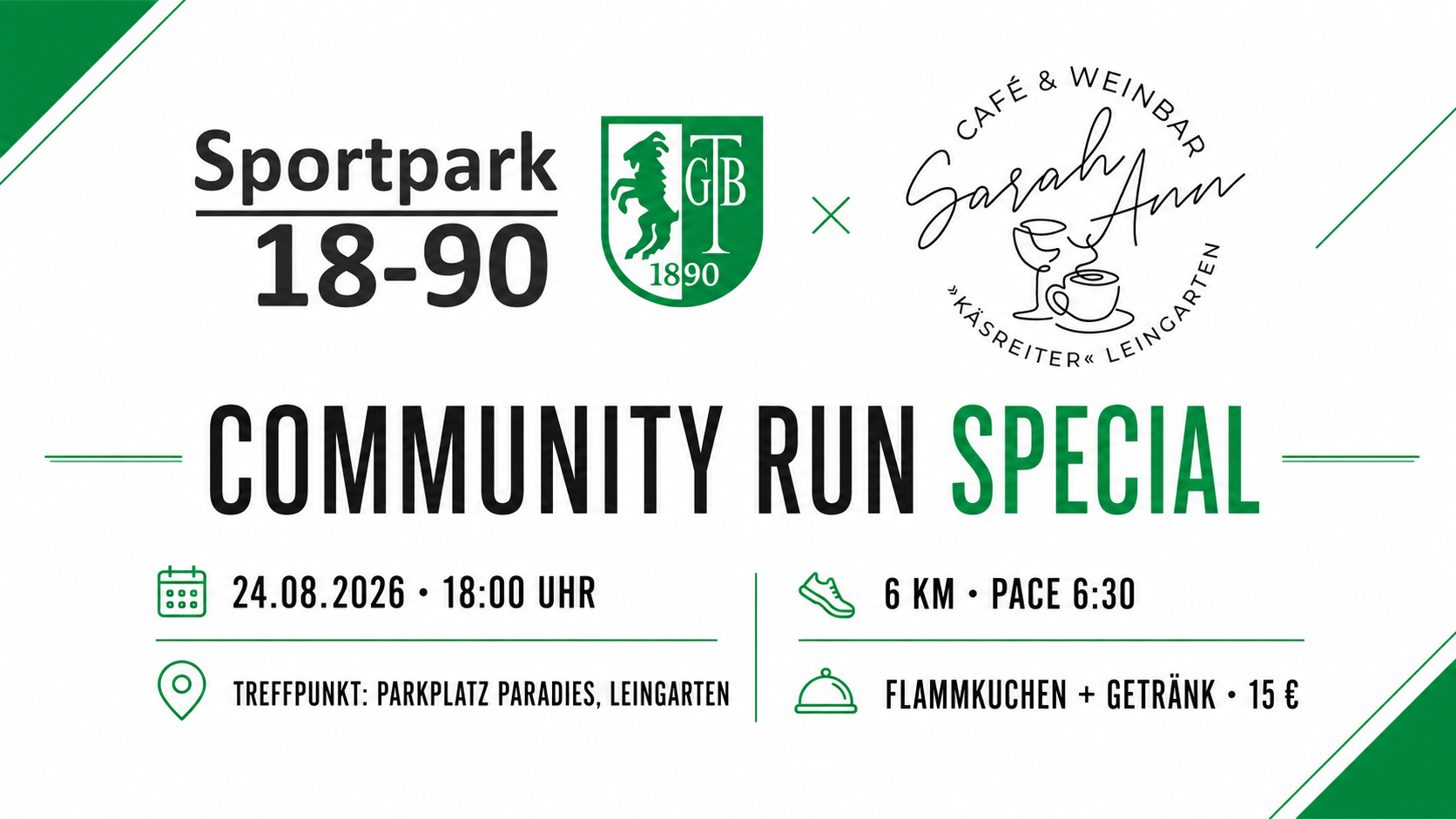 Du betrachtest gerade Sportpark × SarahAnn: Community Run trifft Flammkuchen