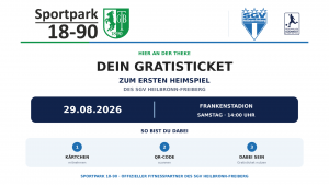Mehr über den Artikel erfahren Dein Gratisticket fürs erste Heimspiel!