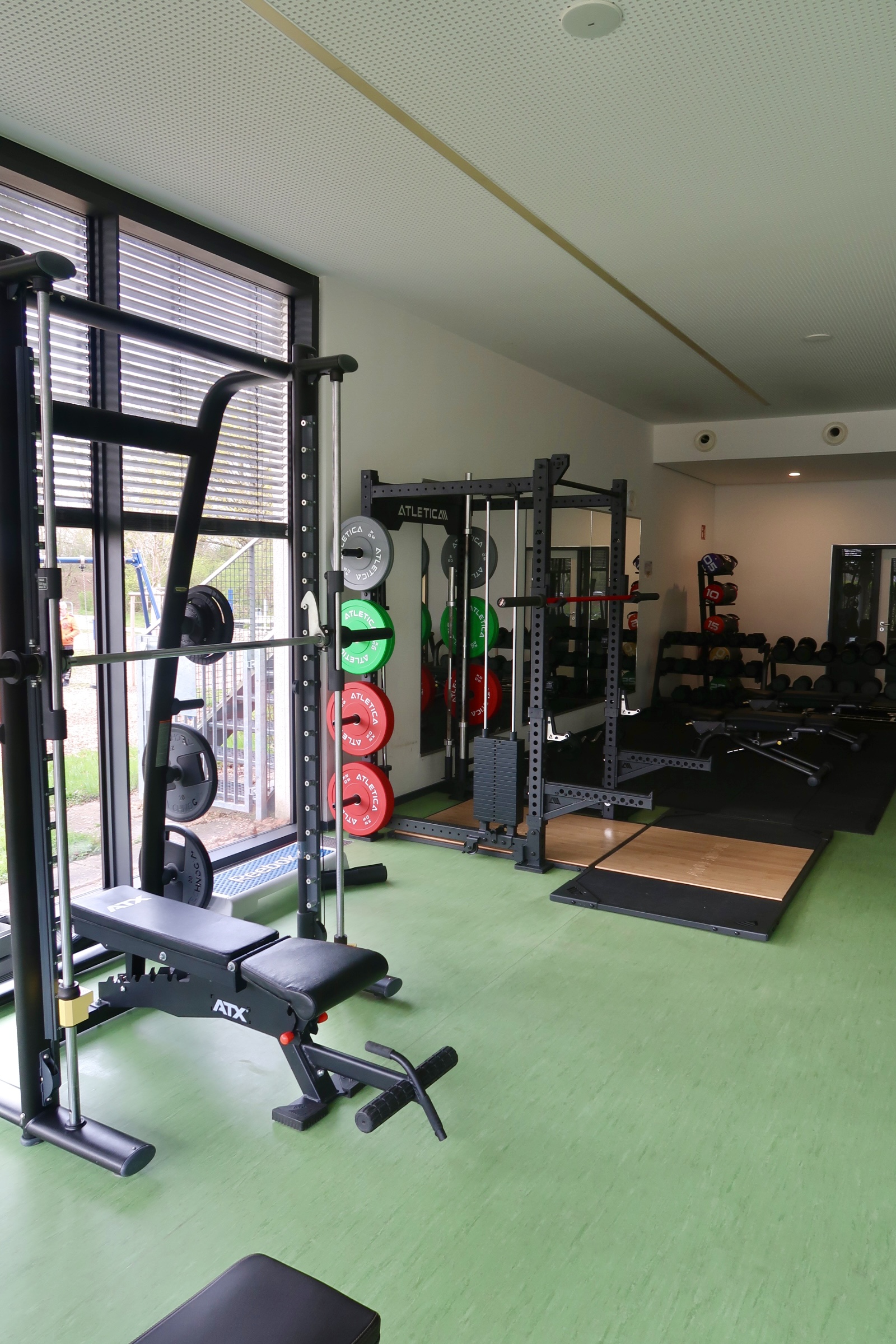 Freier Trainingsbereich im Sportpark 18-90