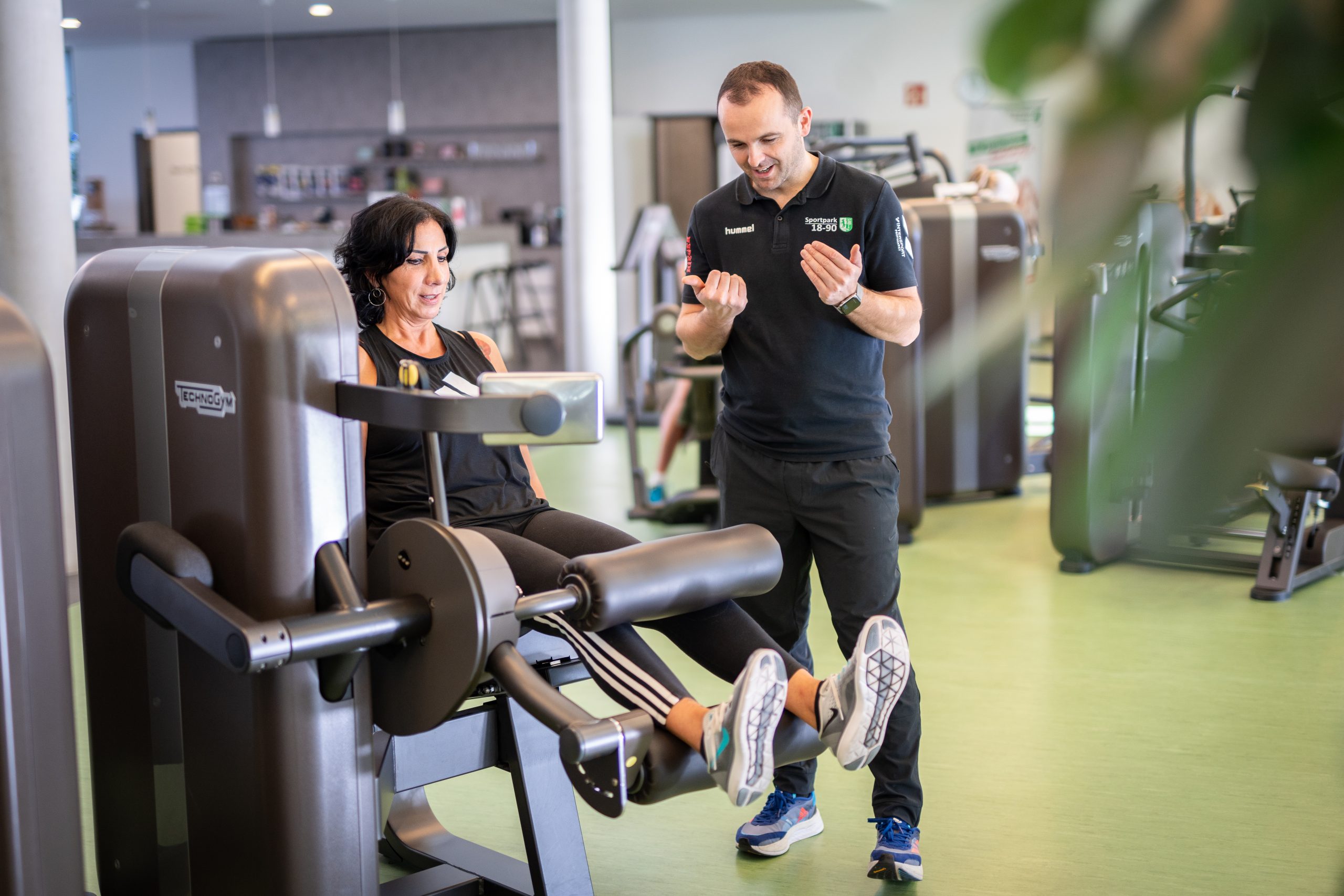 Persönliche Trainerbetreuung im Sportpark 18-90