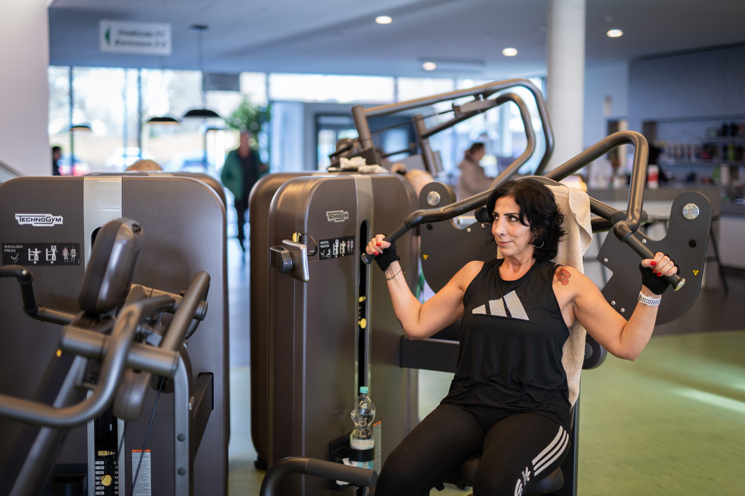 Training an Technogym Geräten im Sportpark 18-90